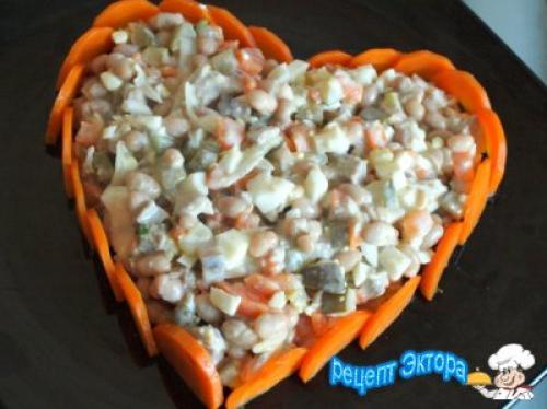 Салат "Лебединая нежность"