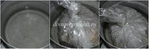 Как варить сало в пакете. Рецепт с чесноком и специями.