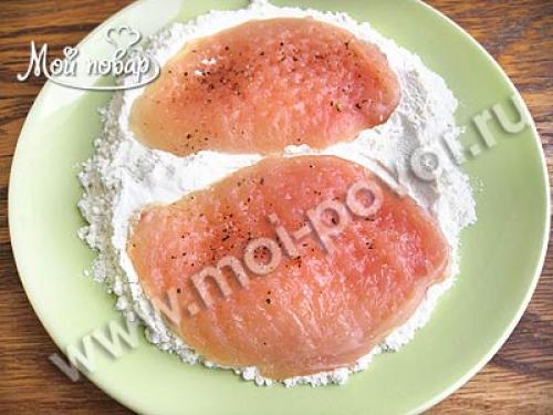 Отбивные из куриного филе с ананасом и сыром в духовке рецепты. Куриные отбивные с ананасами и сыром