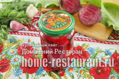 Маринованный чеснок целыми головками со свеклой рецепт на зиму. Маринованный чеснок со свеклой целыми головками