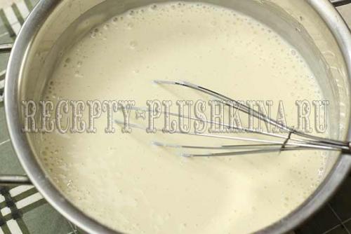 Блины на кефире с кипящим молоком. Заварные блины на кефире и молоке