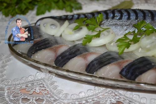 Скумбрия сухого посола в пакете. Рецепт с фото, всегда получается малосольная и вкусная