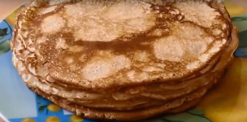 Заварные блины в дырочку. Заварные блины на молоке и кипятке