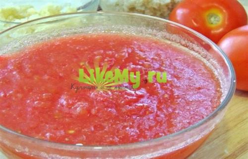 Хреновая закуска из помидор с хреном и чесноком на зиму