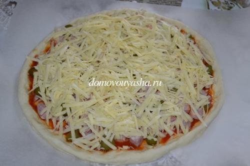 Начинка Для пиццы с колбасой и солеными огурцами. Пицца с солеными огурцами и колбасой