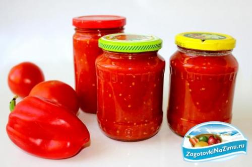 Заправка для борща на зиму из помидор и перца. Заправка для борща из помидор и болгарского перца. Рецепт с пошаговыми фото
