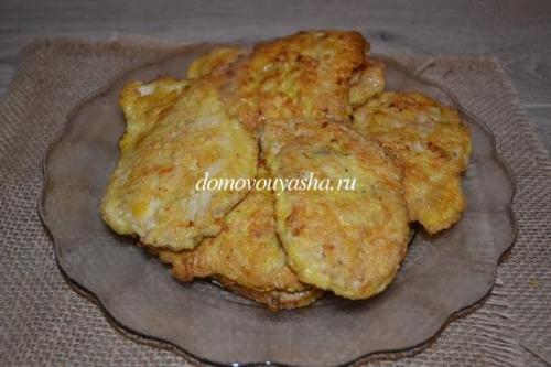 Куриные отбивные в кляре на сковороде из грудки — рецепт сочных и вкусных отбивных