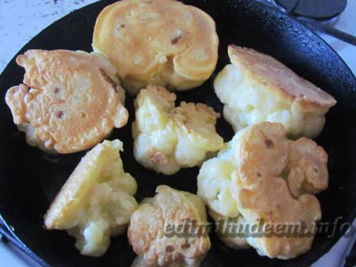 Цветная капуста в кляре диетическая. Как приготовить цветную капусту в кляре