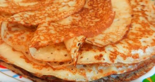 Рецепт блинов на 1 литр молока тонкие сладкие с дырочками. Тонкие с дырочками блины на 1 литр молока – классический рецепт