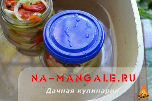 Салат из зеленых помидор на зиму. Закусочный салат с недозревшими помидорами и сладким перцем