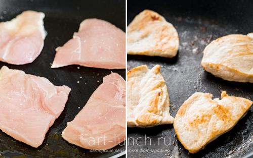 Слоеный салат с курицей и черносливом и ананасом. Салат с курицей, ананасами и черносливом