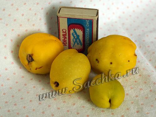 Японская айва с сахаром на зиму без варки. Ингредиенты: