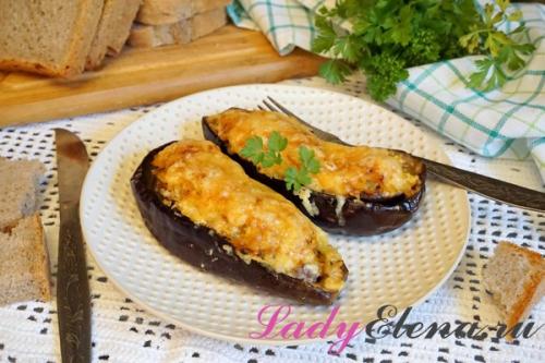 Баклажаны с фаршем в духовке рецепт. Фаршированные баклажаны фаршем в духовке — пошаговый фото рецепт