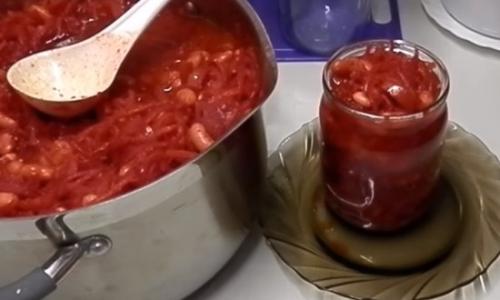 Рецепт приправы для борща на зиму со свеклой и. Свекольная заправка для борща на зиму с фасолью