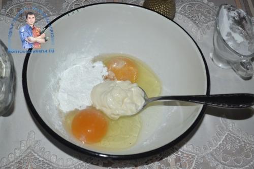 Яичные блинчики для салата рецепт. Процесс приготовления: