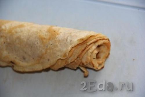 Салат с яичными блинчиками и курицей. Ингредиенты