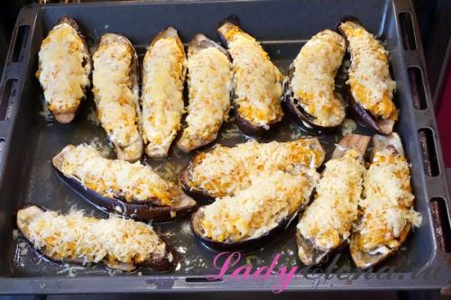 Баклажаны с фаршем в духовке рецепт. Фаршированные баклажаны фаршем в духовке — пошаговый фото рецепт