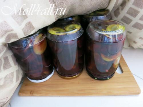 Слива консервированная в сиропе на зиму без стерилизации. Сливы в сиропе на зиму