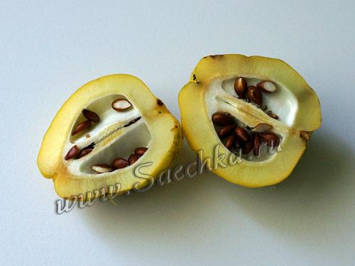 Японская айва с сахаром на зиму без варки. Ингредиенты: