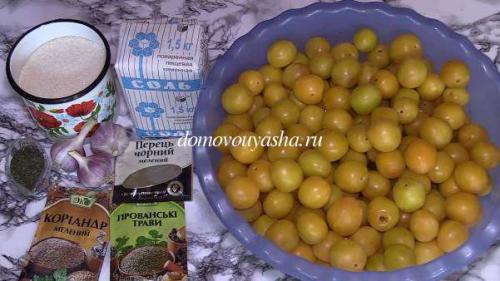 Соус из желтых слив на зиму к мясу очень вкусный. Рецепты соусов из слив