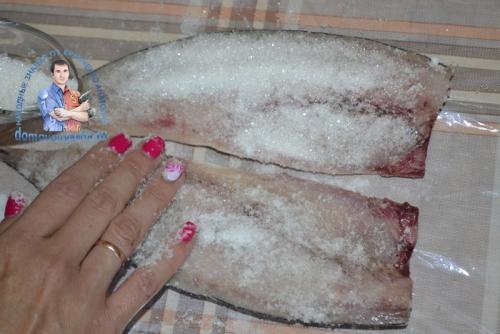 Скумбрия сухого посола в пакете. Рецепт с фото, всегда получается малосольная и вкусная