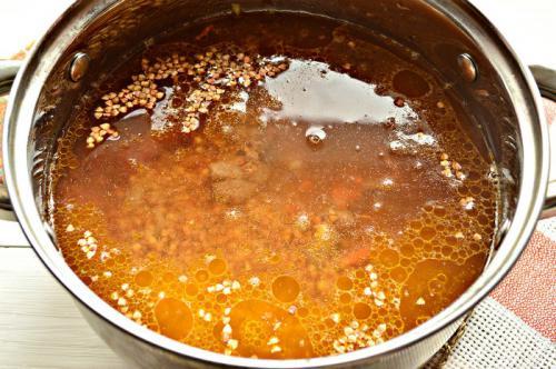 Рецепт гречки по-купечески с говядиной. Гречка по-купечески с говядиной