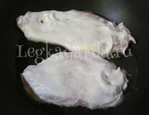 Как сделать куриные отбивные сочными в кляре. Куриные отбивные из грудки в кляре на сковороде