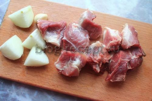 Ленивые голубцы в сметанном соусе в мультиварке. Ингредиенты: