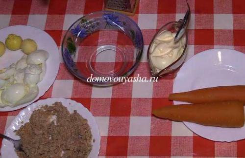 Салат мимоза из печени трески с рисом рецепт. Мимоза с печенью трески — необычный и вкусный рецепт салата