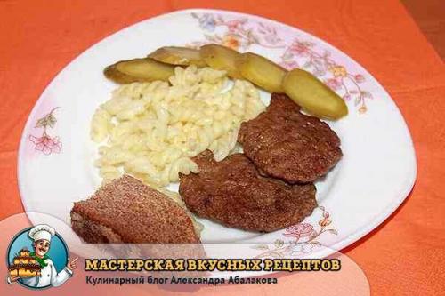 Печеночные котлеты из свиной печени с манкой