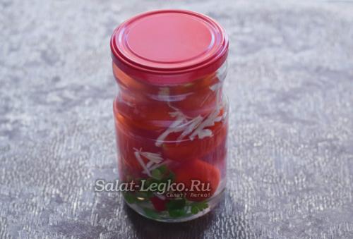 Помидоры под снегом закуска. 