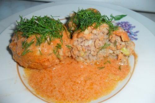 Ленивые голубцы в духовке в томатно-сметанном соусе рецепт. Подробный рецепт ленивых голубцов в томатно-сметанном соусе