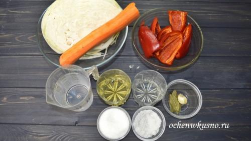 Капуста провансаль быстрого приготовления рецепт с болгарским перцем. Маринованная капуста Провансаль быстрого приготовления (с болгарским перцем)