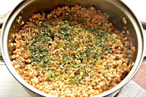 Гречка по-купечески с говядиной рецепт. Гречка по-купечески с говядиной