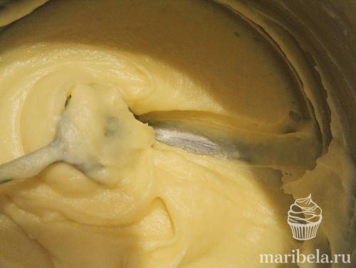 Крем-пломбир для выравнивания тортов. Крем пломбир (заварной сметанный)