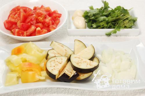 Баклажаны в томате с луком. Баклажаны в томатном соусе с чесноком