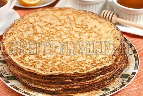 Блины на кефире с кипящим молоком. Заварные блины на кефире и молоке