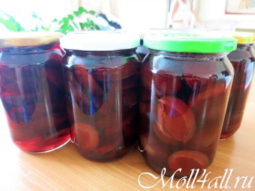 Слива консервированная в сиропе на зиму без стерилизации. Сливы в сиропе на зиму
