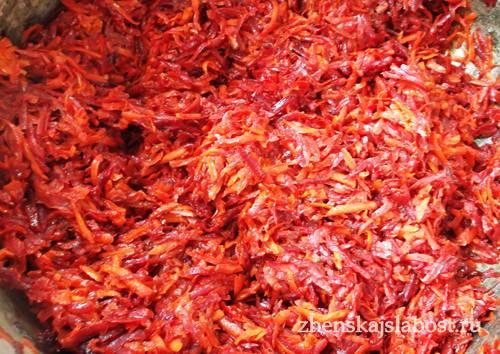 Заправка для борща на зиму без уксуса.