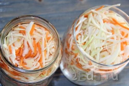 Капуста, маринованная с уксусом и маслом
