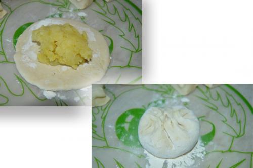 Пресные лепешки с картошкой