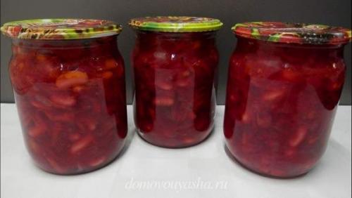 Рецепт приправы для борща на зиму со свеклой и морковью и луком. Заправка для борща с фасолью и свеклой