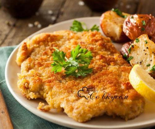 Куриные отбивные в сухарях. Ингредиенты