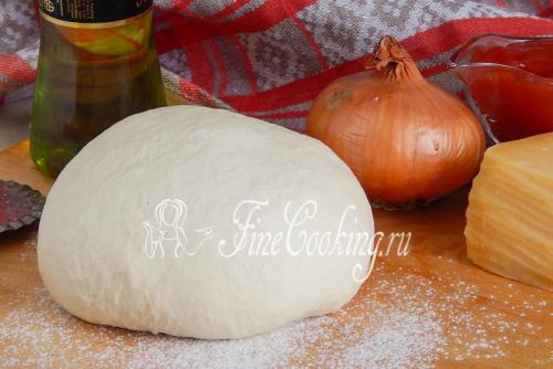 Тонкое тесто для пиццы на прессованных дрожжах. Итальянское дрожжевое тесто для пиццы