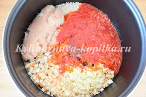 Ленивые голубцы в томатно-сметанном соусе в мультиварке. Рецепт 2: ленивые голубцы с курицей в мультиварке