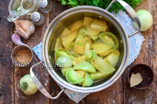 Паста из зеленых помидоров.