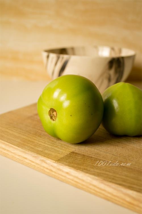 Салат из зеленых помидор быстрый. Вкусный салат из зеленых помидоров