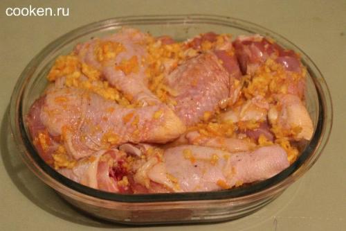Курица в апельсиновом соке и соевом соусе. Курица в апельсиновом соке