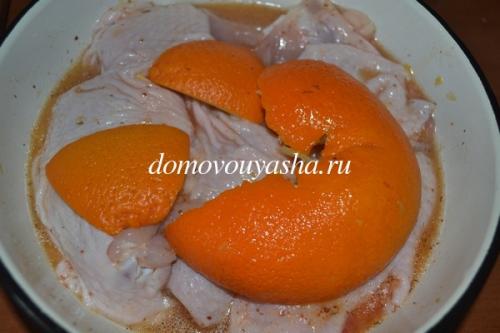 Курица в апельсиновым соком в духовке рецепт. Очень нежная и вкусная курица в апельсиновом соке, рецепт с фотографиями