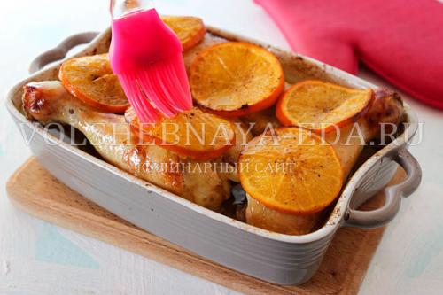 Курица с апельсиновым соком в духовке рецепт. Ингредиенты